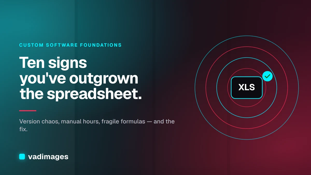 10 Signs Your Business Has Outgrown Spreadsheets