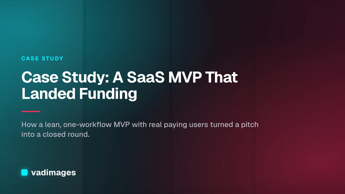 Case Study: A SaaS MVP That Landed Funding
