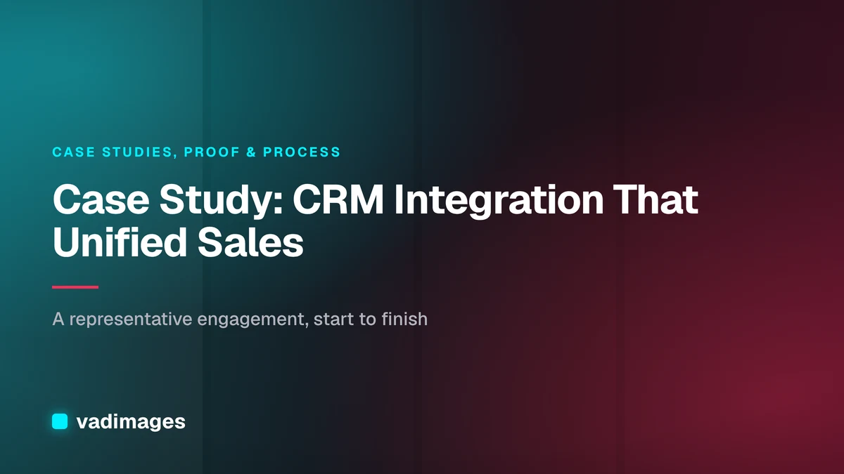 Case Study: CRM Integration That Unified Sales
