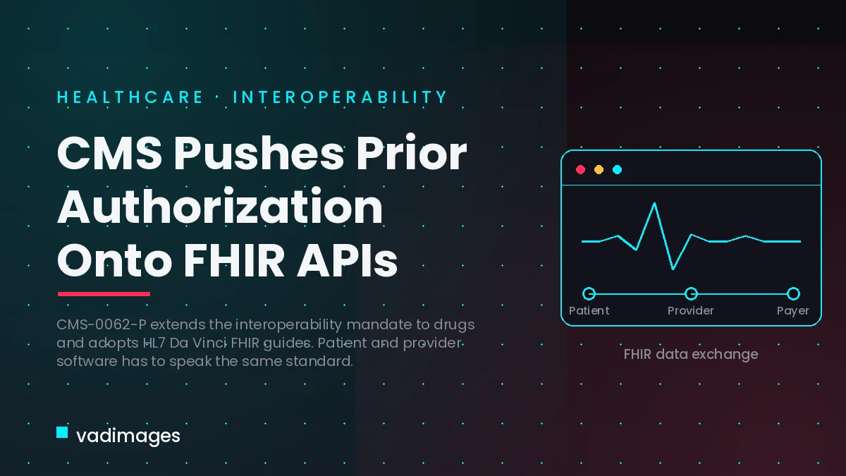CMS Pushes Prior Authorization Onto FHIR APIs: What CMS-0062-P Means for Healthcare Software