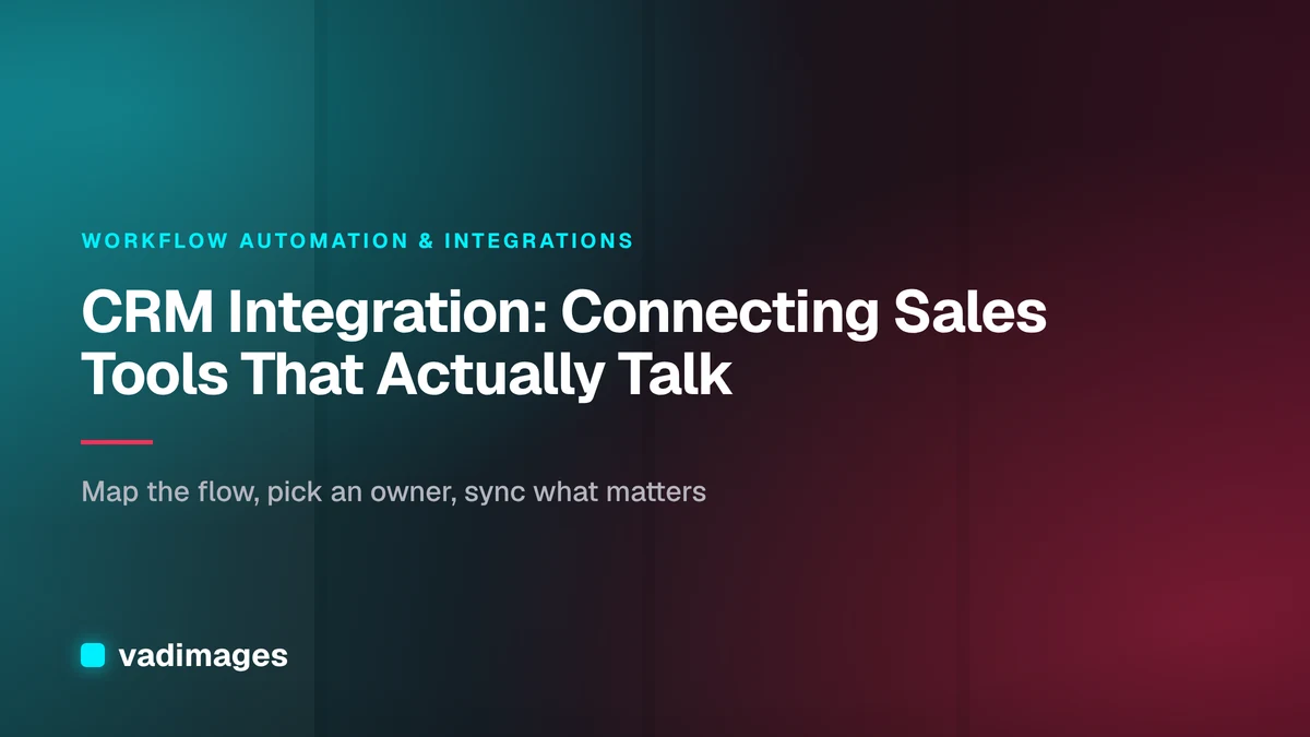 CRM Integration: Connecting Sales Tools That Actually Talk