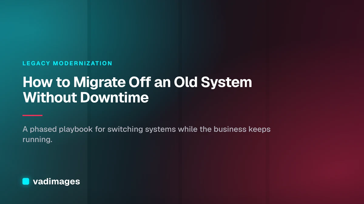 How to Migrate Off an Old System Without Downtime