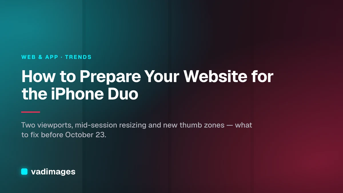 How to Prepare Your Website for the iPhone Duo