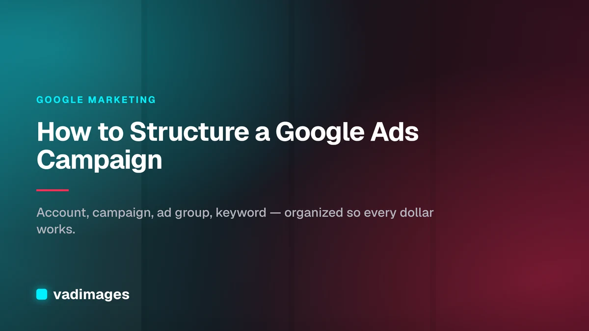 How to Structure a Google Ads Campaign