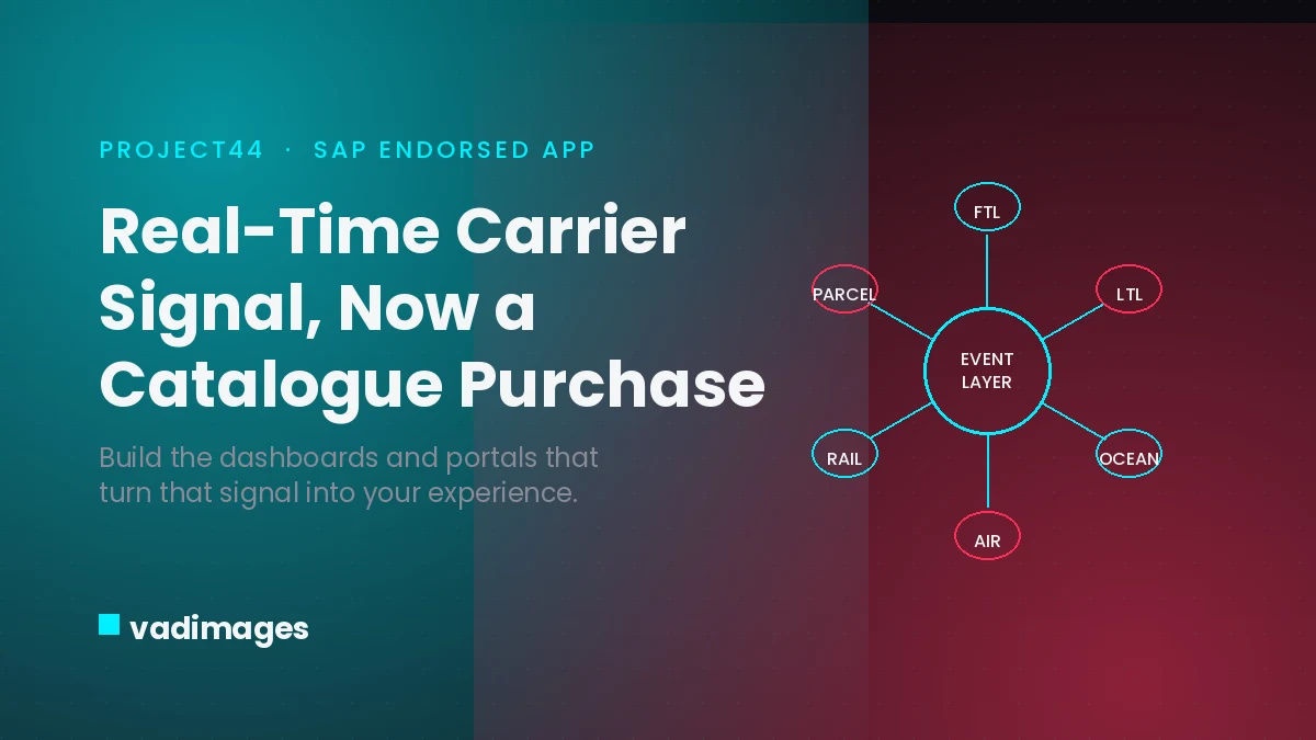 Real-Time Visibility Goes Plug-and-Play: project44’s SAP Endorsed App and Your Logistics Dashboards