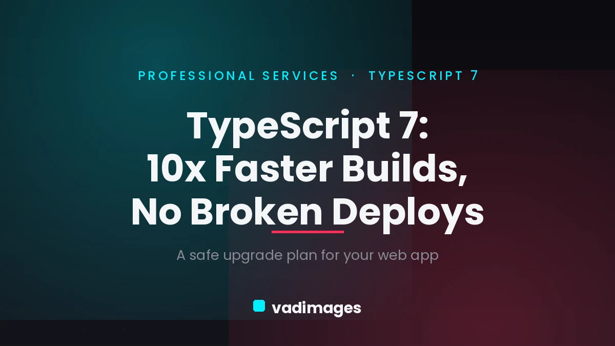 TypeScript 7 Is Almost Here: A Safe Upgrade Plan for Your Client Portal